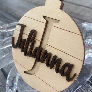 Personalized Round Ornament