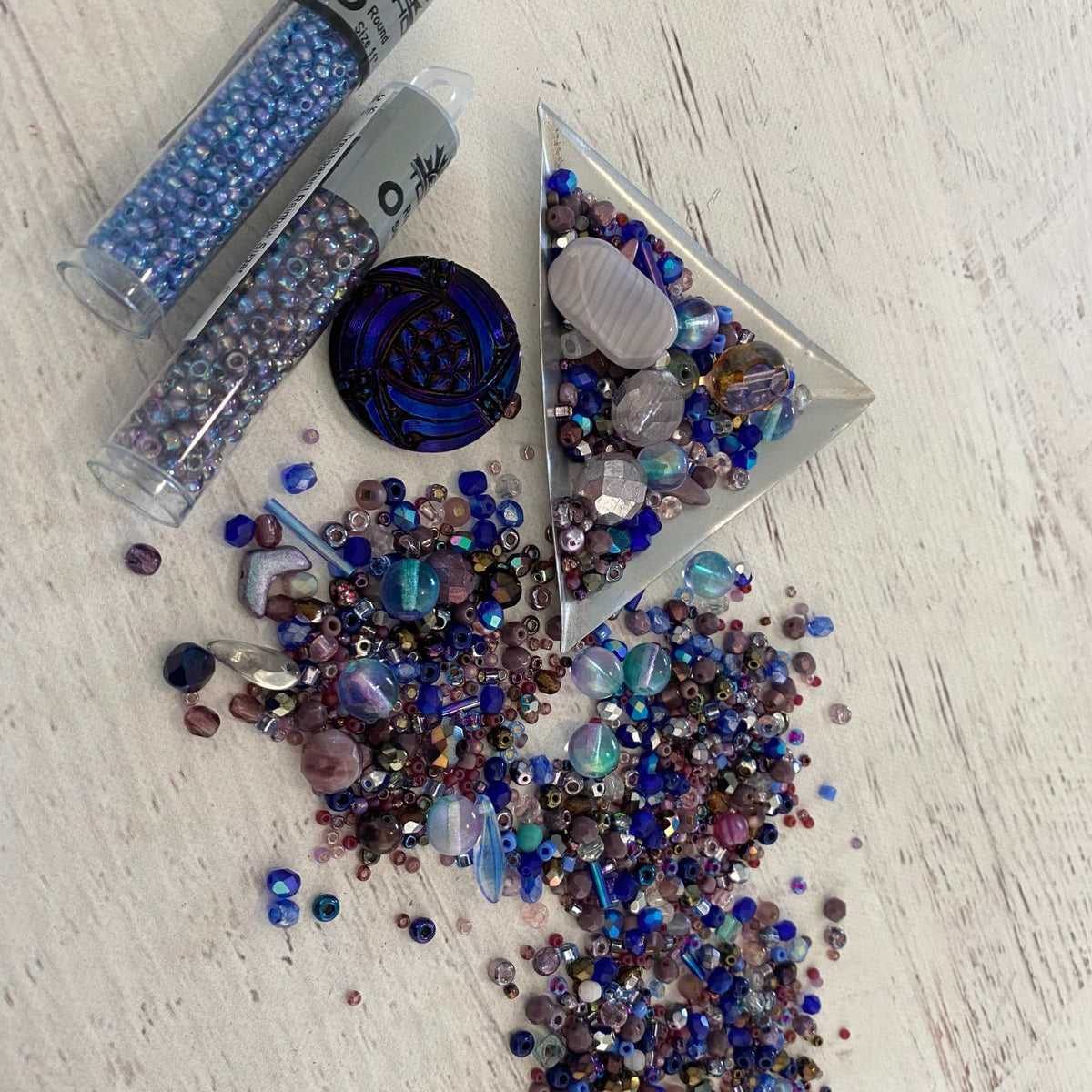 Jewel Loom Beads in a Bag Rainbow Sugar Plum