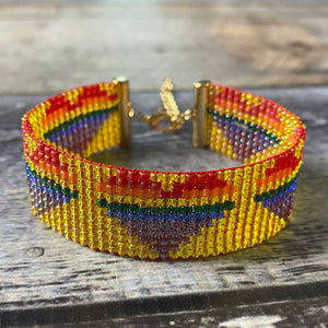 Jewel Loom Rainbow Friendship Bracelet Beaded Bead Kit
