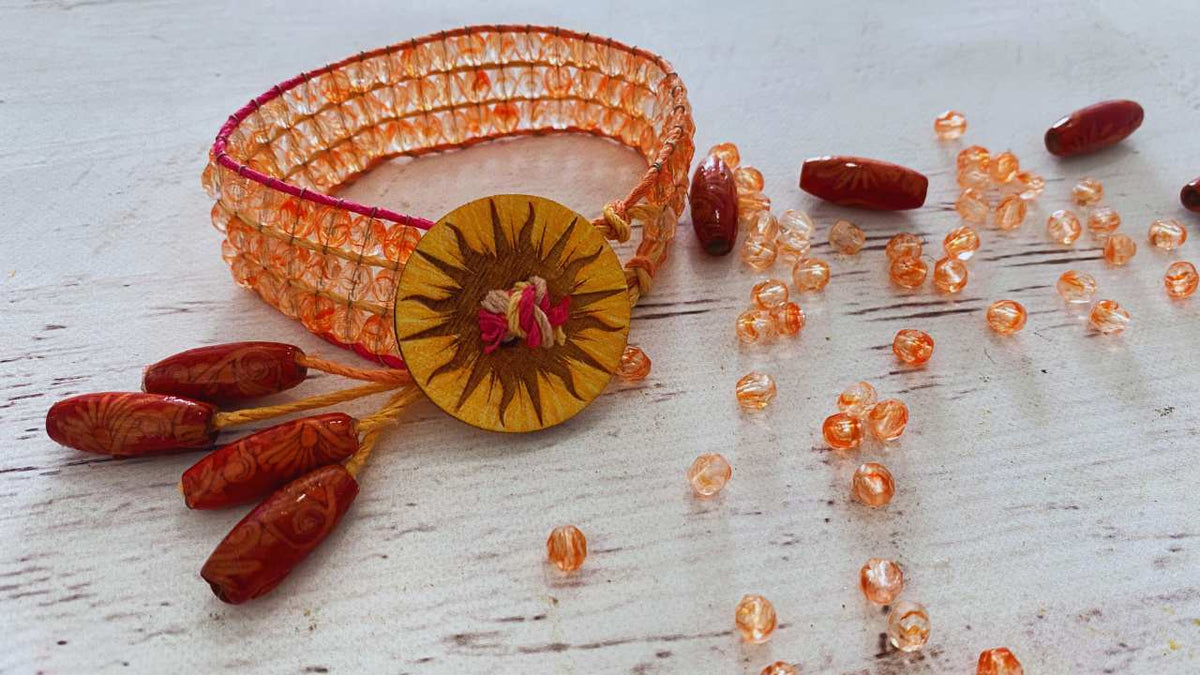 Jewel Loom Bead Loom Ultimate Bracelet Starter Kit with Beading Thread and Stand