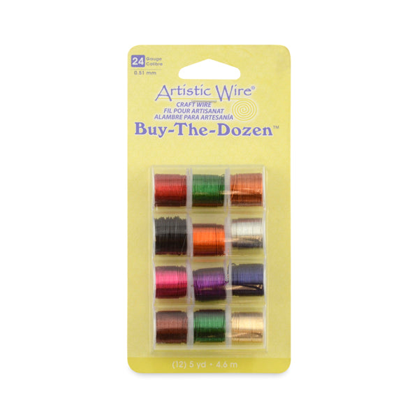 Artistic Wire Buy The Dozen 24G Standard Colors 12 each