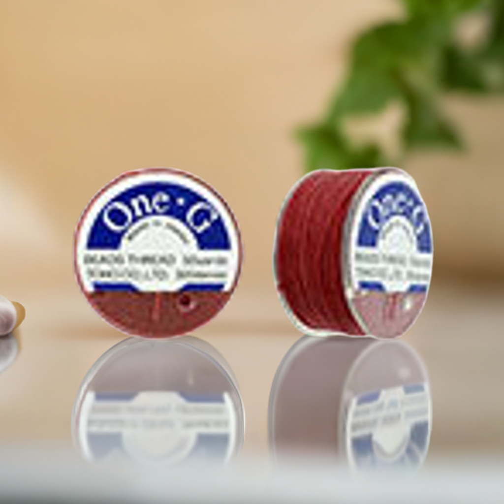 TOHO One-G Beading Thread Nylon 50 Yard Spool Red