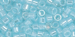 TOHO Seed Beads Round 11/0 Tube 2.5&quot; Ceylon Aqua