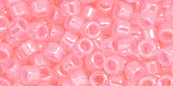 TOHO Seed Beads Round 11/0 Tube 2.5&quot; Ceylon Innocent Pink