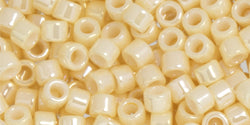 TOHO Seed Beads Round 11/0 Tube 2.5" Opaque Lustered Lt Beige