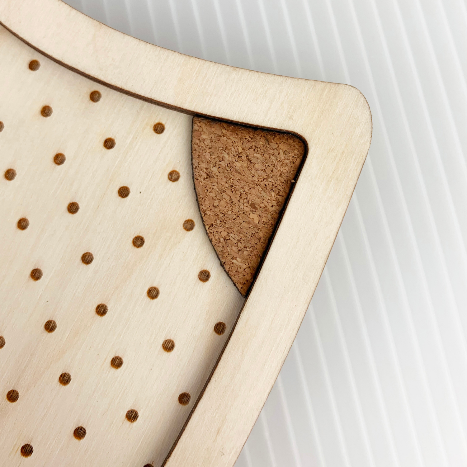Jewel Loom Wood Bead Board in Shield Shape