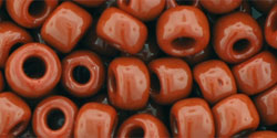 TOHO Seed Beads Round 3/0 Tube 2.5" Terra Cotta