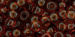 TOHO Round 6/0 Tube 2.5" Transparent Smokey Topaz