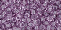 TOHO Seed Beads Round 8/0 Tube 2.5" Transparent Alexandrite