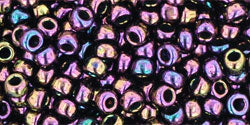 TOHO Seed Beads Round 11/0 Tube 2.5" Metallic Iris Purple