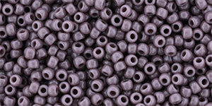 TOHO Seed Beads Round 11/0 Tube 2.5&quot; Opaque Lavender