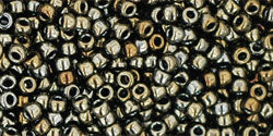 TOHO Seed Beads Round 11/0 Tube 2.5" Metallic Iris Brown