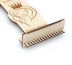 Jewel Loom Wood Mini Bead Loom Portable Easy to Use