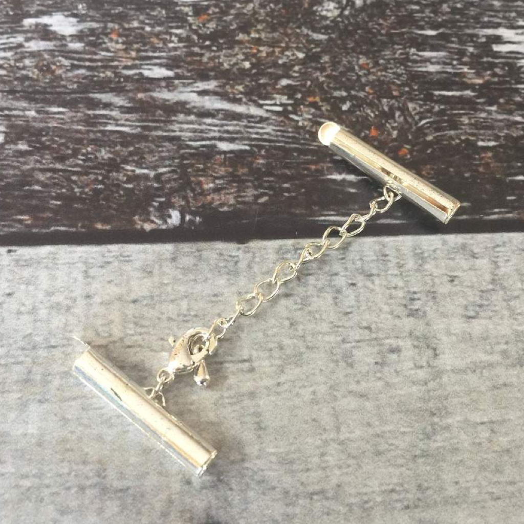 Beadalon Slide Connector 26mm Silver Color