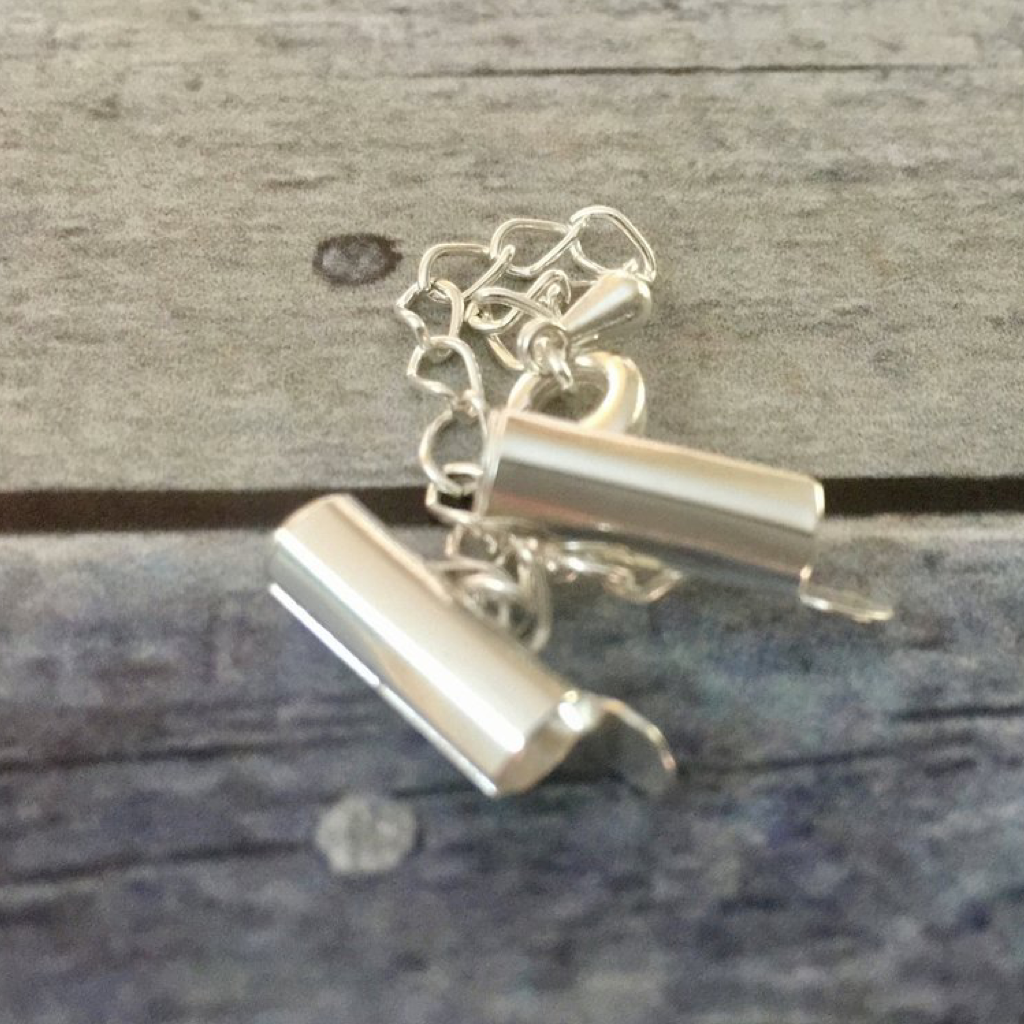 Slide Connector 13mm Silver Color